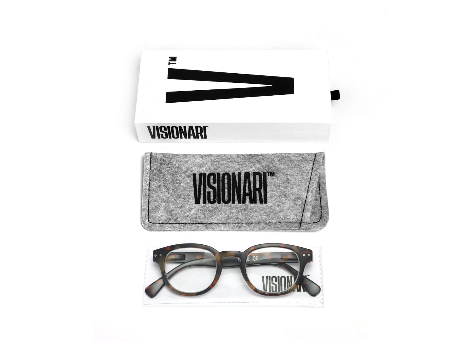 Visionari Light Panto — Marrom leitoso fosco — Leitura