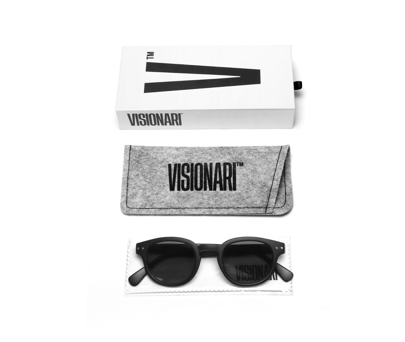 Visionari Light Panto — Preto fosco — Sol