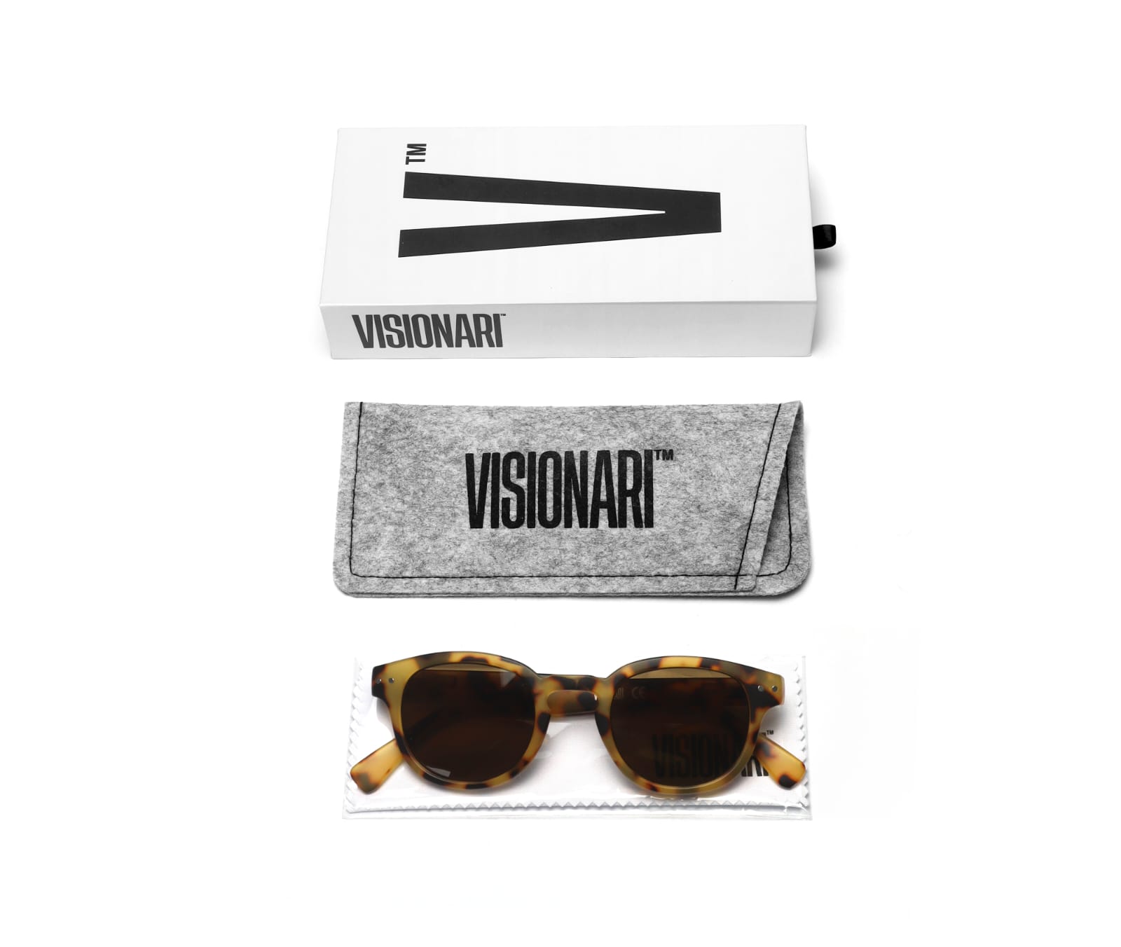 Visionari Light Panto — Tartaruga amarela leitosa fosca — Sol