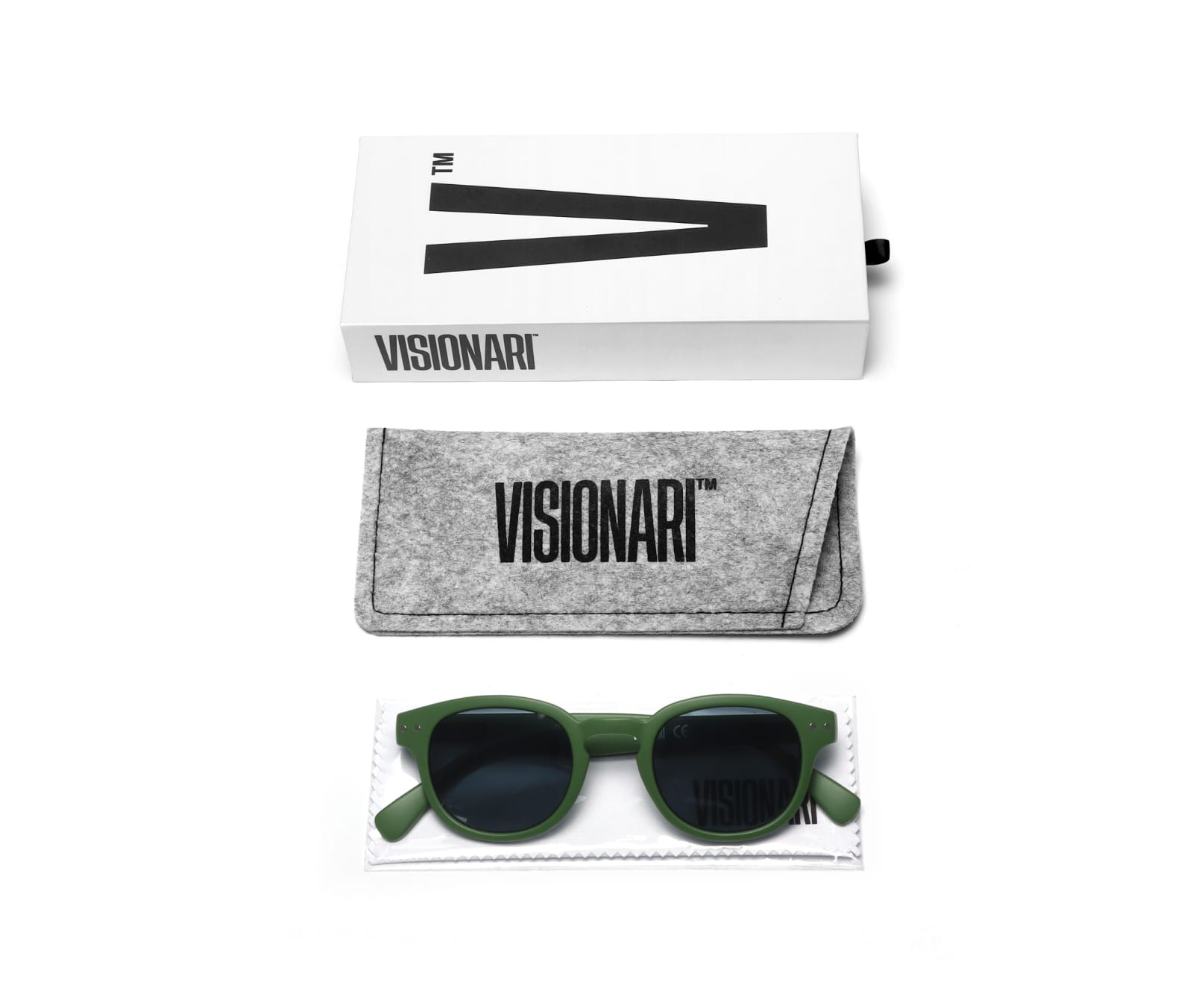 Visionari Light Panto — Verde sólido fosco — Sol